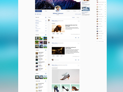 Facebook Profile Page By Haris Jusovic On Dribbble