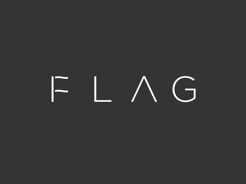 Flag animation clean flag gif logo simple thin wave