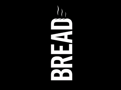 Bread art bakery bread creative elegant identity logo simple smell subtle typography
