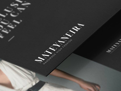 Mateyaneira Homemade High Fashion - Visual identity art brand branding clean design fashion logo visual