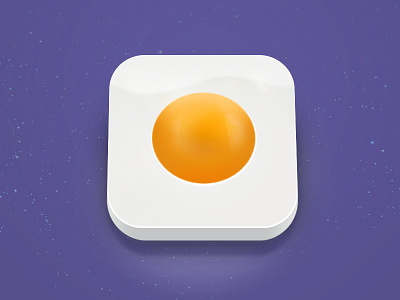 Break The Egg - App Icon W.I.P. 3d app clean design egg icon illustration photoshop simple