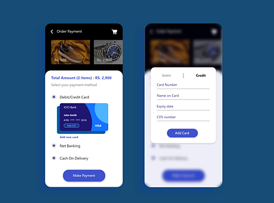 #DailyUI-002 002 card checkout credit dailyui ui