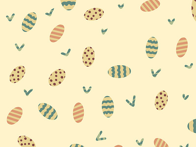 Easter eggs pattern