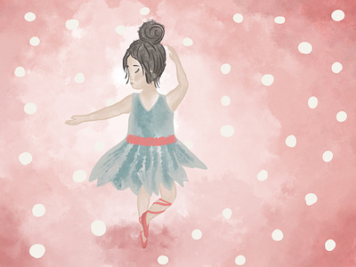 Dancing girl ballerina