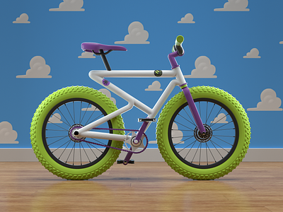 Cycl:R Buzzlight 3d bike buzz c4d design illustration kid octane toystory