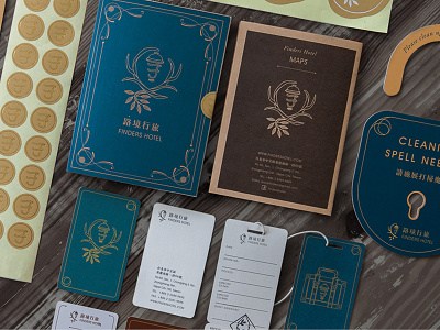 Finders Hotel Package art direction graphic design packaging logo identity branding