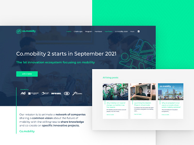 Co.mobility - Website Design design graphic design ui ux webdesign