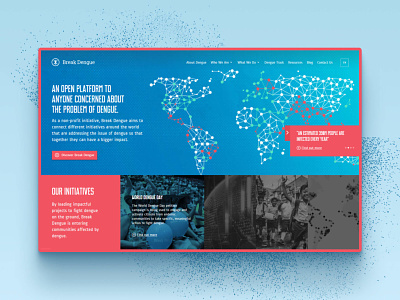Break Dengue - Website Design design graphic design ui ux webdesign