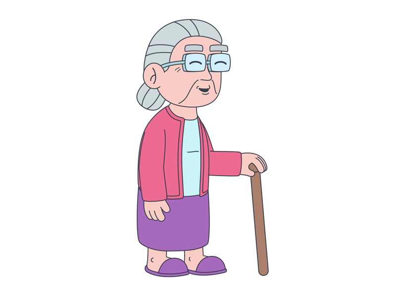 animated grandma