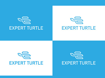 Logo "EXPERT TURTLE" adobe illustrator graphic design logo design