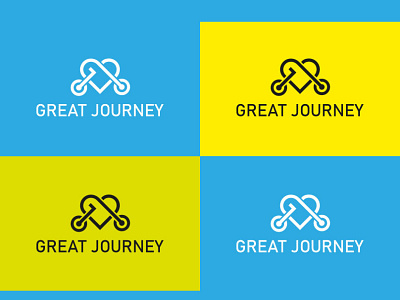Logo "GREAT JOURNEY" adobe illustrator graphic design logo design