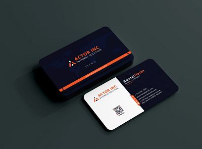 Actor INC (Business Card) Design business card design graphic design