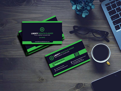 Liberty Wealth Planner (Business card) Design
