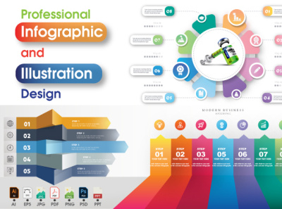 Infographic Designs design graphic design illustration infographic designs logo vector
