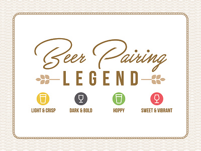 Brewery menu #2 beer branding illustration simple typography vector