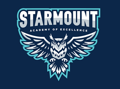 Starmount Final education illustration illustrator logo mascot owl