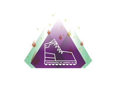 15 minute exercise #2 boot hiking illustration mountain outdoor shoe texture vector