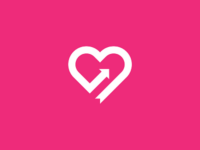 Super Duper heart icon logo vector