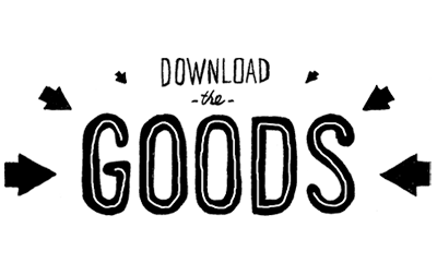 Style for website black font hand drawn typography white