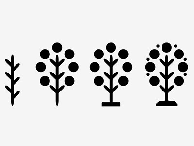 Logo Progression black community group growth logo simple tradition tree white