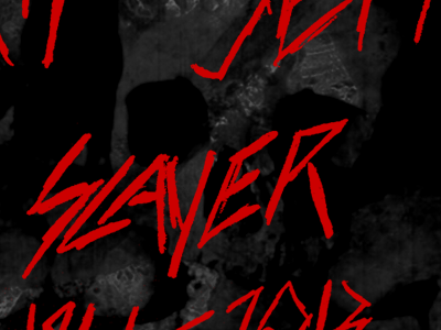 RIP Jeff Hanneman // SLAYER // dark hand drawn tribute