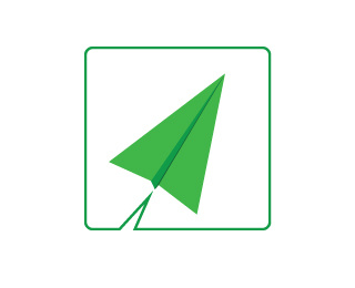 little green plane logo green logo plane