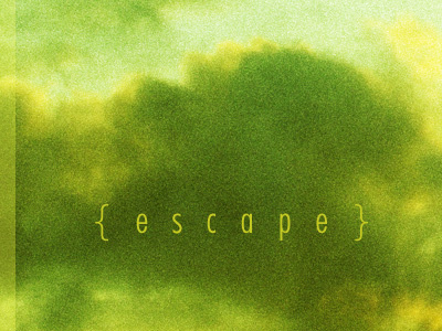 Escape desktop green scenenic wallpaper