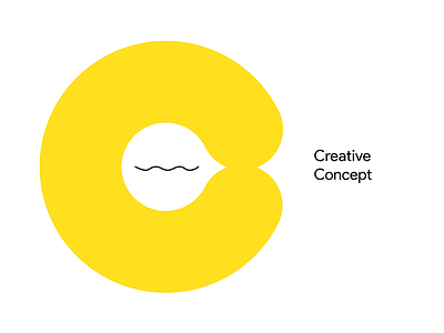 Creative Concept logo 2 brending creative fonts google logo logotype yellow