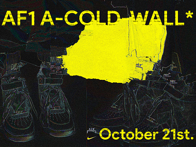 A-COLD-WALL NikeLab Collaboration poster part 2.