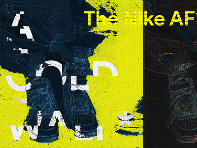 A-COLD-WALL NikeLab Collaboration poster part 1. abstract art branding illustration nike shoes