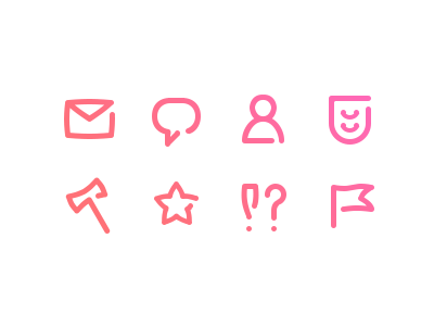 Mr line icons