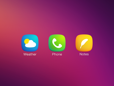 Plain iOS7 Icons