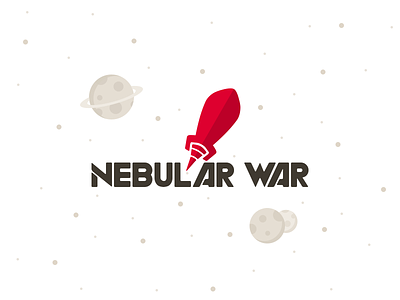 Nebular War logo rocket