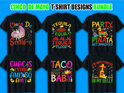 This is My New Cinco de Mayo T Shirt Designs Bundle