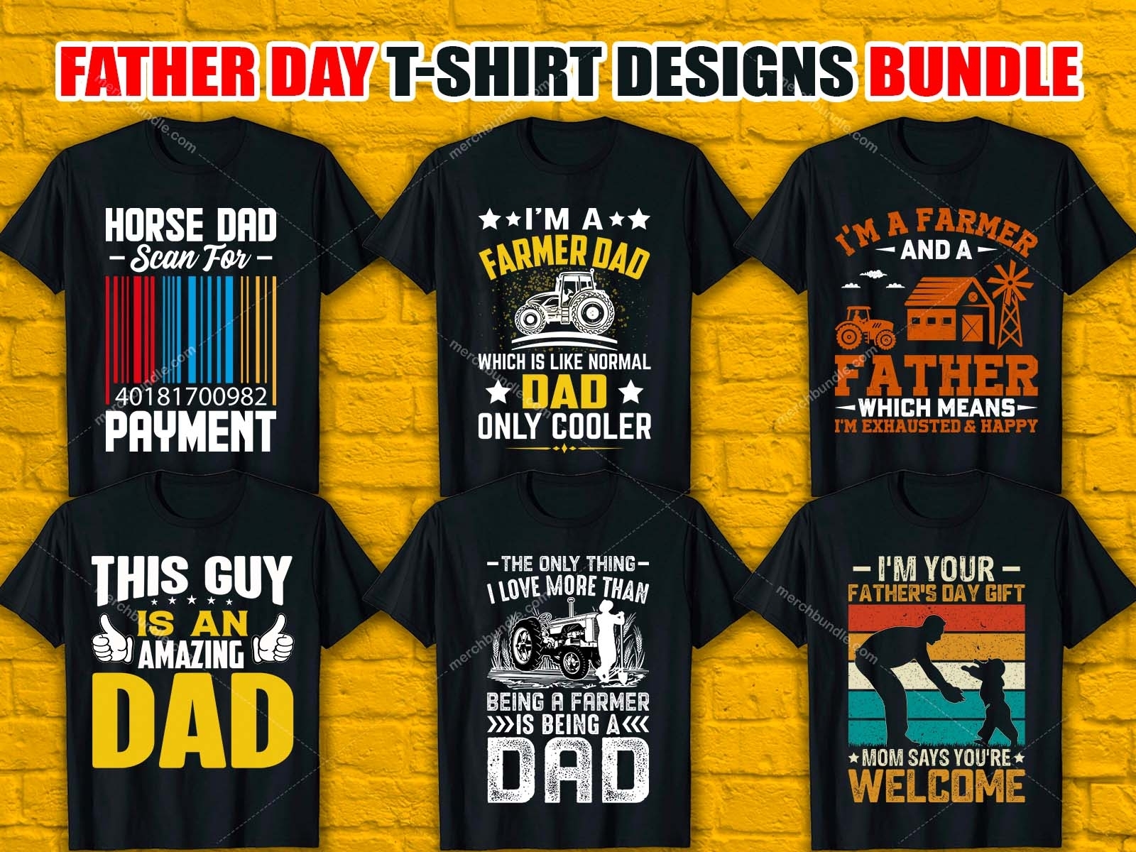Father Day T Shirt Designs Bundle by Rakib Santo on Dribbble