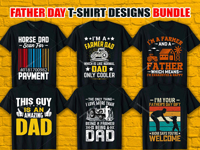 Father Day T Shirt Designs Bundle