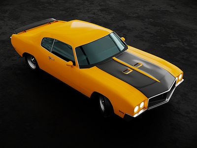 Buick GSX 1970 - 3D Model