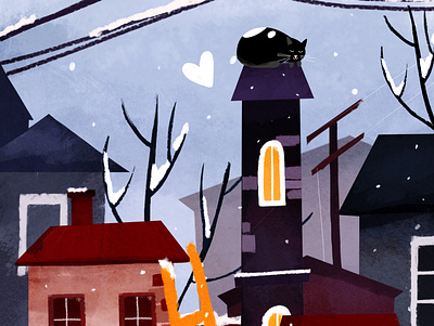 Winter. Illustration childrens illustration graphic design illustration