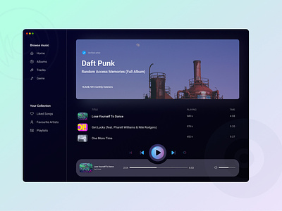 Spotify redesign app design icon ui