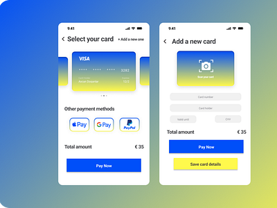 Daily UI - Credit Card Checkout