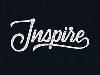 Inspire lettering vector