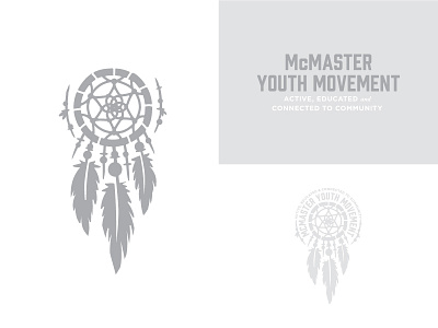 McMaster Youth Movement Logo dreamcatcher feather