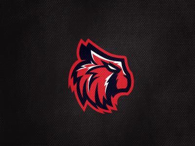 Red Wildcat logo mascot sports vector wildcat