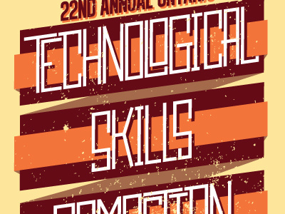 Competition Poster poster typography vector