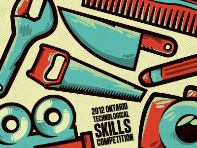 Competition Poster poster tools typography vector