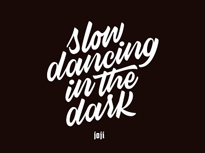 Song Lettering joji lettering type typography