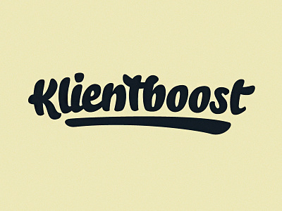Klientboost Logotype WIP boost custom klient logo type