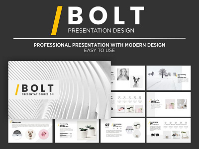 BOLT Presentation Template black white business business agency business and finance character clean creative creative deck elegan googleslides illustration infographic keynote template modern powerpoint presentation powerpoint templates presentation designs presentation layout simple startup
