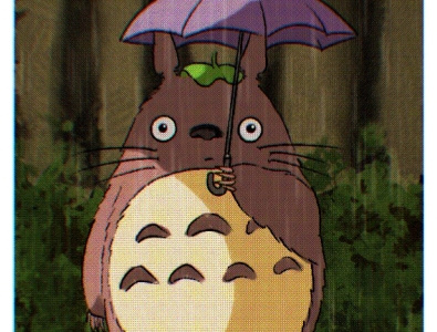 Totoro anime art cartoon digital fanart illustration procreate totoro