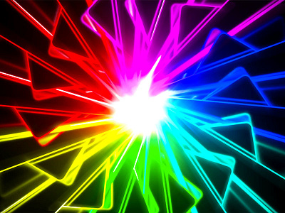 New VJ Loop 3d abstract after effects cinema 4d loop rainbow vj